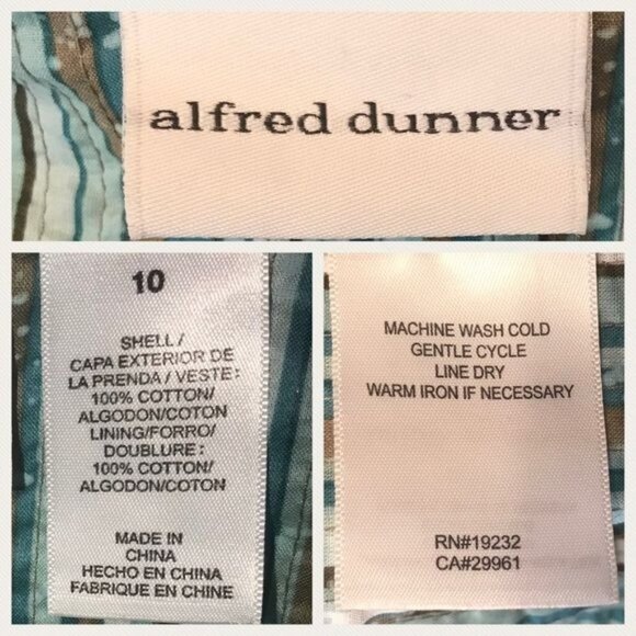 ALFRED DUNNER BLAZER/JACKET SIZE 10 - Picture 5 of 5